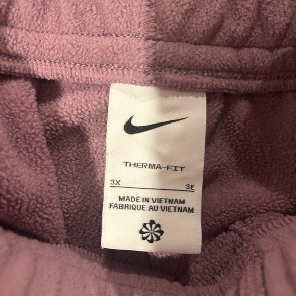 Nike Women's Purple Soft Fleece Like Material Jogger Sweatpants - Picture 4 of 5